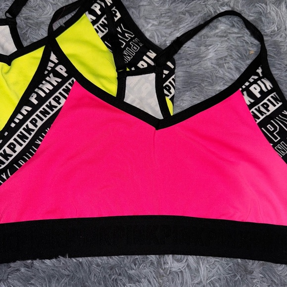 (2) PINK Sports Bras size Large - Picture 5 of 8